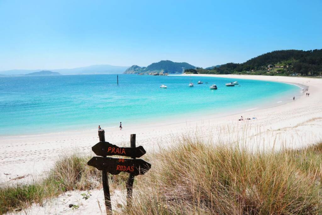Primera Linea De Playa Rias Baixas, Moana Apartman Kültér fotó